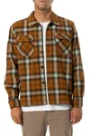 Katin Shiloh Flannel Overshirt In Emporer In Multi