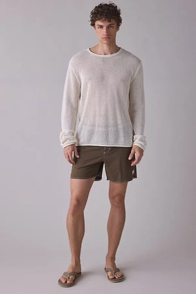 Katin Snapper Hybrid Swim Trunks In Light Brown, Men's At Urban Outfitters In Gray