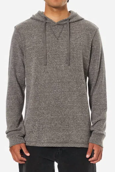 Katin Sock Hoodie Sweater In Lead In Gray