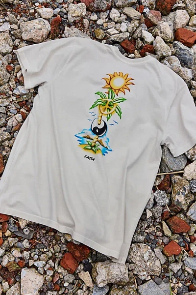 Katin Steady Graphic Tee In Ivory, Men's At Urban Outfitters In White