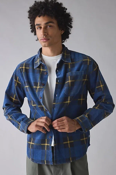Katin Stevie Long Sleeve Shirt In Blue, Men's At Urban Outfitters