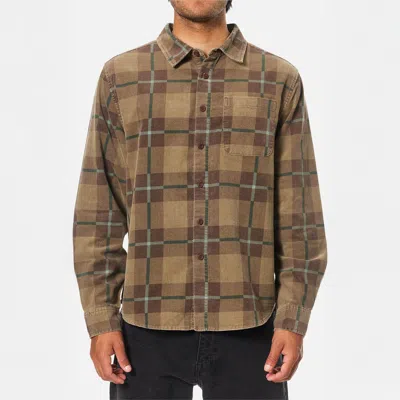 Katin Stevie Long Sleeve Shirt In Brown