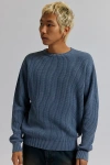 Katin Swell Crew Neck Sweater In Blue, Men's At Urban Outfitters