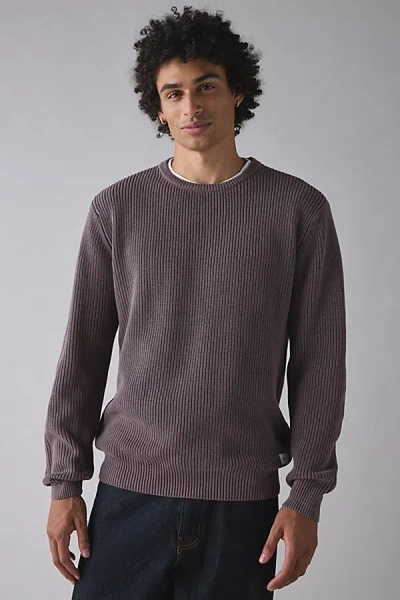 Katin Swell Crew Neck Sweater In Brown, Men's At Urban Outfitters