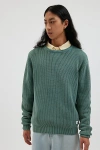 Katin Swell Knit Crew Neck Sweater In Turquoise, Men's At Urban Outfitters