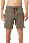 Katin Theo Stretch Swim Trunk In Gravel In Brown