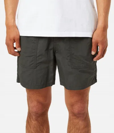 Katin Trails Nylon Shorts In Black Wash