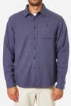 Katin Twiller Flannel Button-up Shirt In Washed Blue