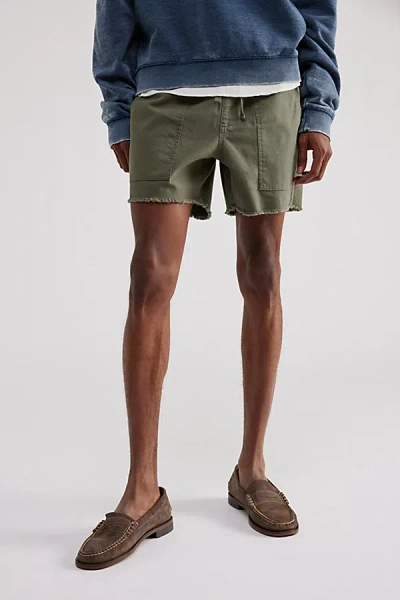 Katin Uo Exclusive Cutoff Trail Short In Olive, Men's At Urban Outfitters In Green