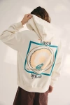 KATIN UO EXCLUSIVE OVAL GRAPHIC HOODIE SWEATSHIRT IN IVORY, MEN'S AT URBAN OUTFITTERS