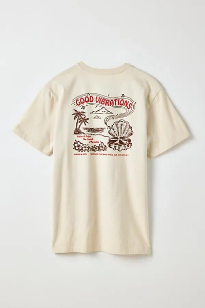 Katin Vibrations Graphic Tee In Ivory, Men's At Urban Outfitters In White