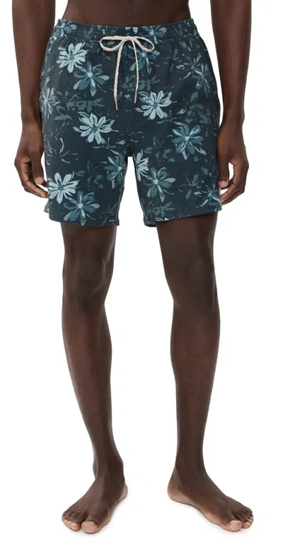 Katin Volley Swim Trunks Sea Storm In Blue
