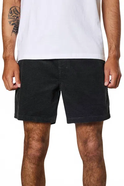 Katin Ward Corduroy Short In Black Wash