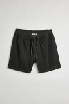 Katin Ward Waffle Cord Short In Washed Black, Men's At Urban Outfitters
