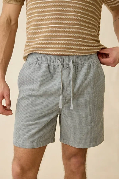 Katin Ward Waffle Cord Short In Grey, Men's At Urban Outfitters In Gray