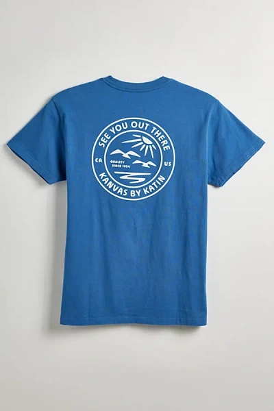 Katin Wetlands Tee In Blue, Men's At Urban Outfitters