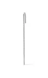Katkim 18k White Gold And Diamond Thread Single Ear Pin In White