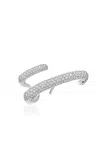 Katkim 18k White Gold Mono Diamond Single Earring In White