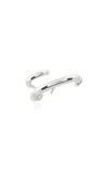 Katkim 18k White Gold Mono Earring In White