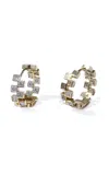 Katkim 18k Yellow Gold Anerise Diamond Hoop Earrings In Gold