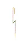 Katkim 18k Yellow Gold Flash Flash Multicolor Sapphires Single Ear Pin In Multi