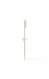 Katkim Floating Pearl Ear Pin In Gold