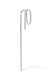 Katkim Mono 18k White Gold Pin Single Earring