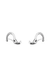 Katkim Trace 18k White Gold Earrings In White