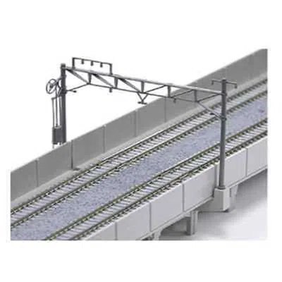 Kato Catenary Poles Double Track Straight - 10 Piece