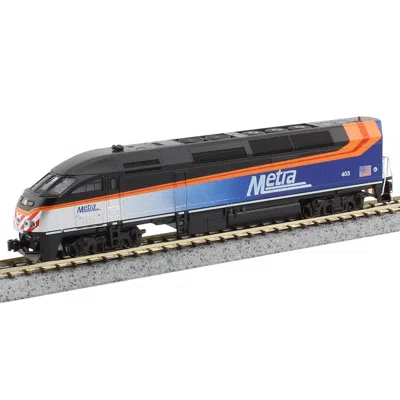 Kato N Scale Chicago Metra Black Roof Mp36ph Locomotive Locomotive No.403