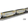 Kato N Scale Csx Bethgon Coal Hoppers Model Train - Pack Of 8