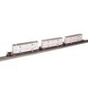 Kato N Scale Gunderson Maxi-iv Double Stack 3 Unit Set Bnsf 253770 With Hub Containers