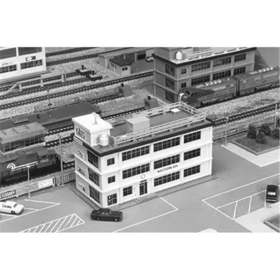 Kato N Scale Industrial Building Kit In Gray