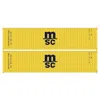 Kato N Scale Msc 40 Model Container - Pack Of 2