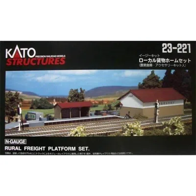Kato N Scale Rural Freight Platform Set