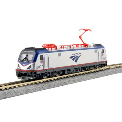 Kato N Scale Siemens Acs-64 Locomotive Dc Dcc Ready Amt 600 Amtrak In White
