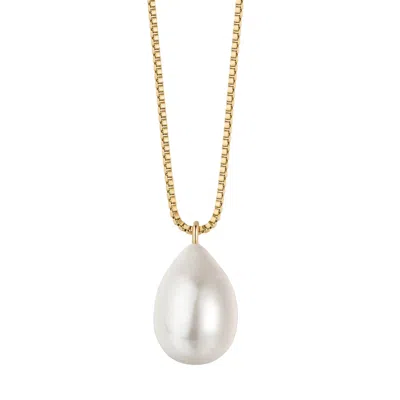 Katy Faye Women's Gold Giulia Pearl Necklace