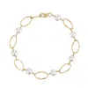 Katy Faye Women's Gold / White Margot Bracelet
