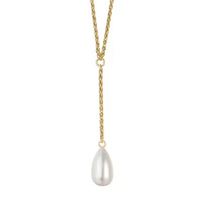 Katy Faye Women's Gold / White Marilyn Pearl Necklace
