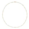 Katy Faye Women's Gold / White Michelle Rice Pearl Necklace