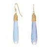 Katy Faye Women's Neutrals / Gold Daria Opalite Earrings
