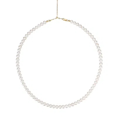 Katy Faye Women's White Gabrielle Pearl Necklace