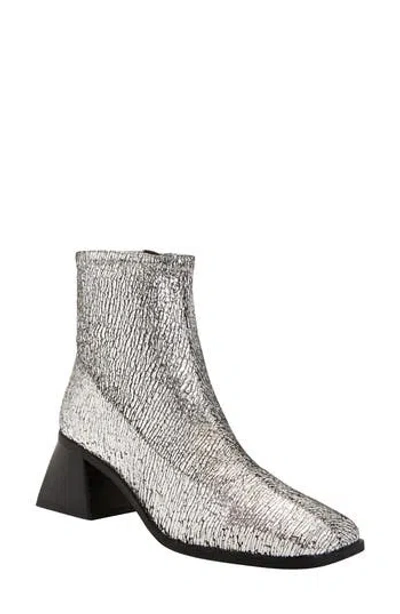 Katy Perry Lolette Square Toe Bootie In Silver