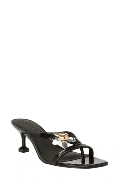 Katy Perry Oceanside Flower Embellishment Sandal In Black