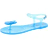 Katy Perry Peeps Womens Snazzy Toe Adjustable Buckle Jelly Sandals In Blue
