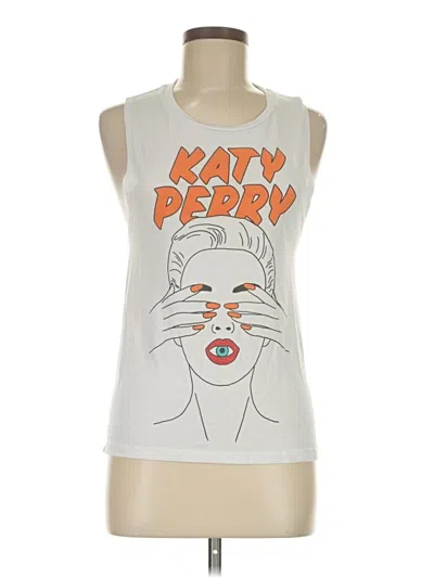 Pre-owned Katy Perry Sleeveless T-shirt In Ivory