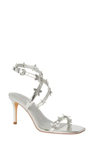 Katy Perry The Analia Ankle Strap Sandal In Silver