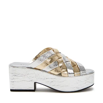 Katy Perry The Busy Bee Criss Cross Slide In White