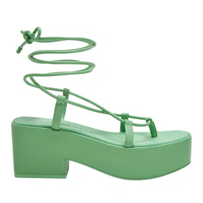 Katy Perry The Busy Bee Lace Up Sandal In Green