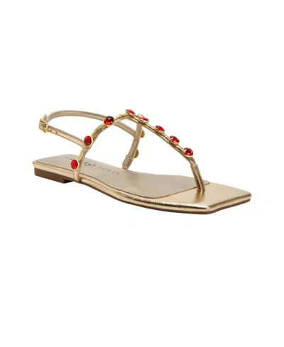 Katy Perry The Camie Embellished Slingback Sandal In Gold